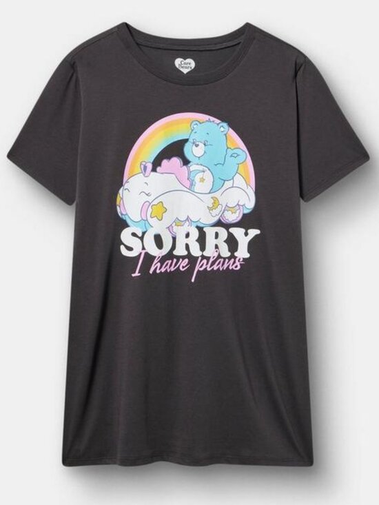 torrid Tops - Torrid 3 3X Care Bears Cloudmobile Sorry I Have Plans Cute Graphic Tee t-shirt